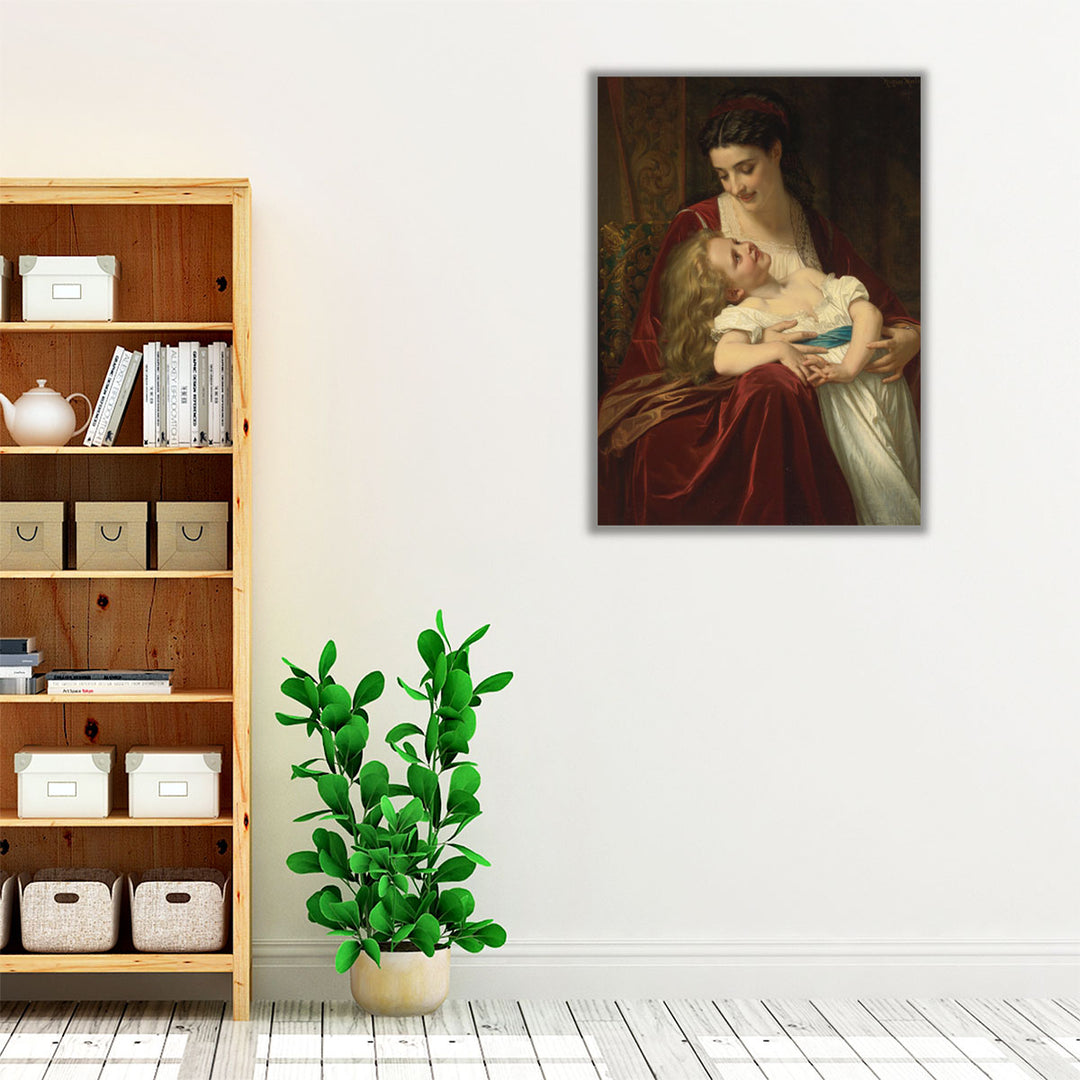 Maternal Affection, 1867 - Canvas Print Wall Art