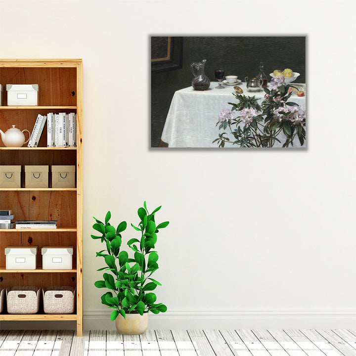 Still Life, Corner of a Table, 1873 - Canvas Print Wall Art