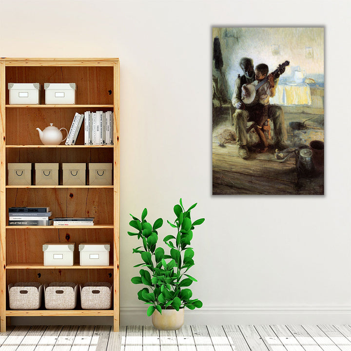 The Banjo Lesson - Canvas Print Wall Art