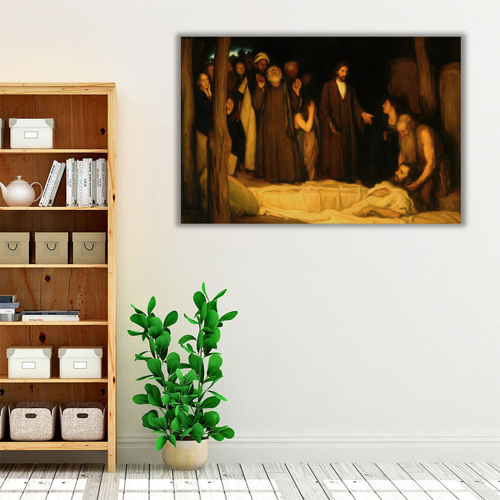 The Resurrection of Lazarus - Canvas Print Wall Art