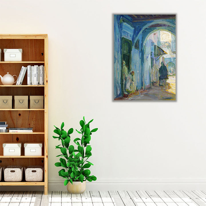 Street in Tangier - Canvas Print Wall Art