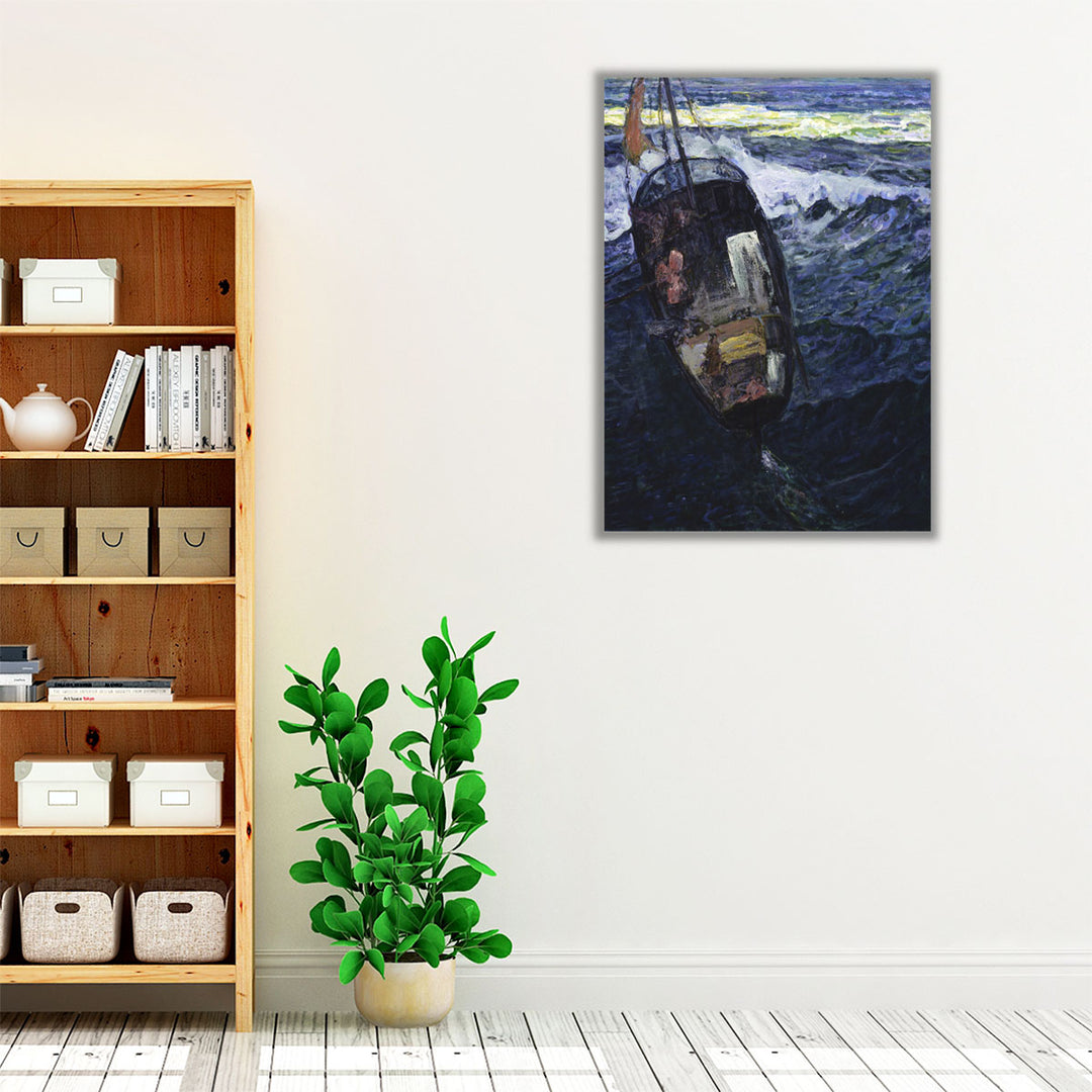 Fishermen at Sea - Canvas Print Wall Art