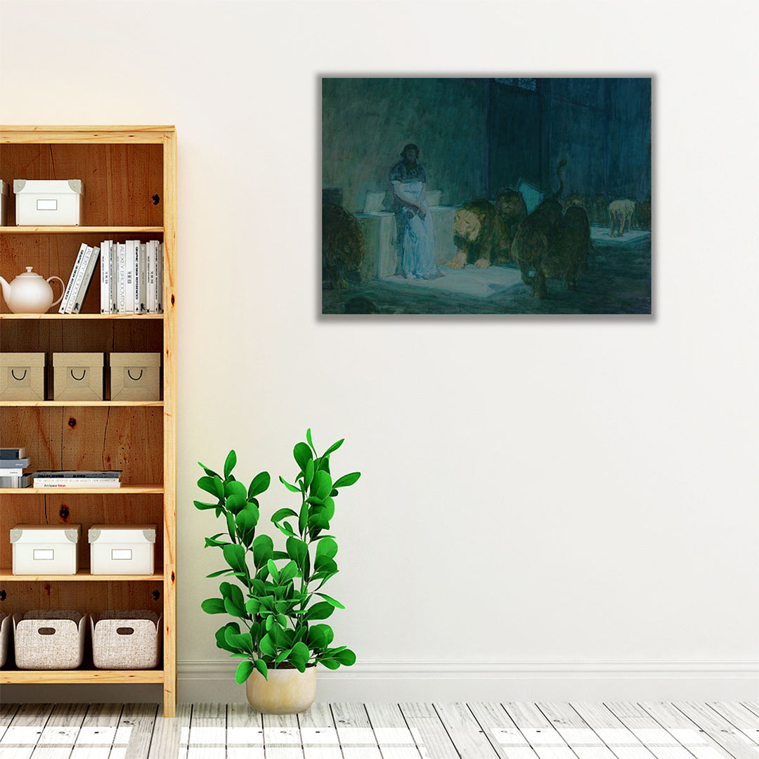 Daniel in the Lions’ Den 2 - Canvas Print Wall Art