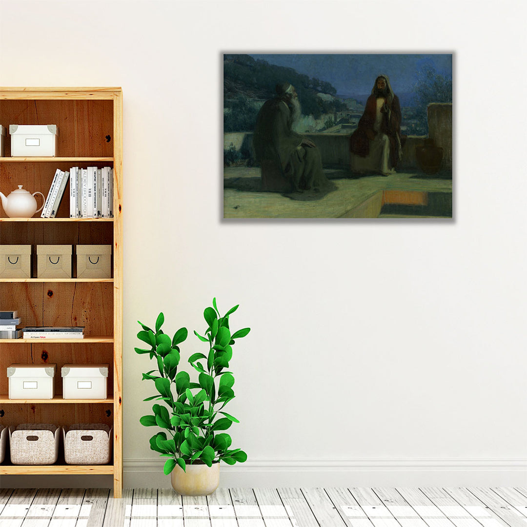 Nicodemus Before Christ - Canvas Print Wall Art