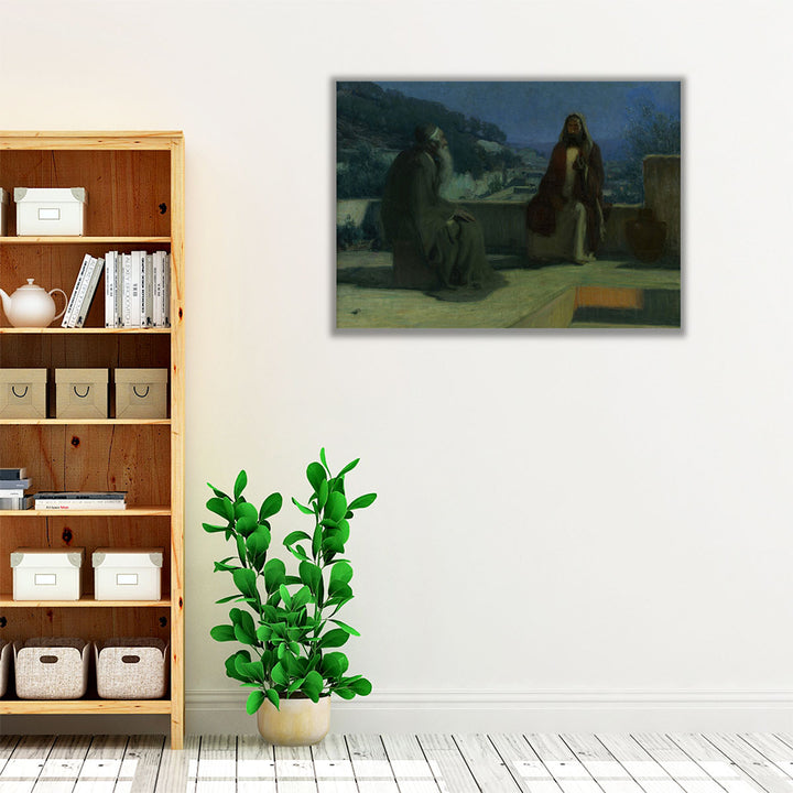 Nicodemus Before Christ - Canvas Print Wall Art
