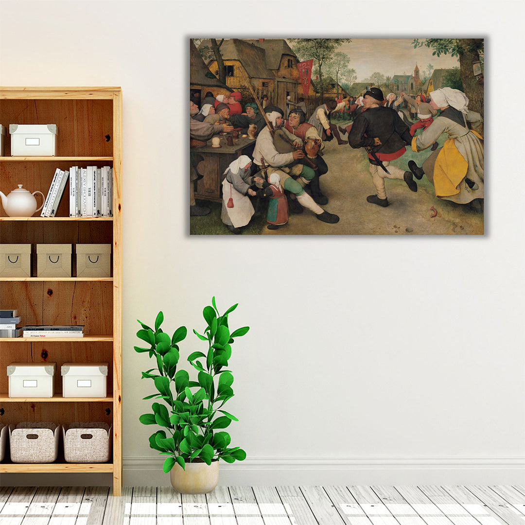 The Peasant Dance, The Peasant and the Wedding Dance Family - Canvas Print Wall Art