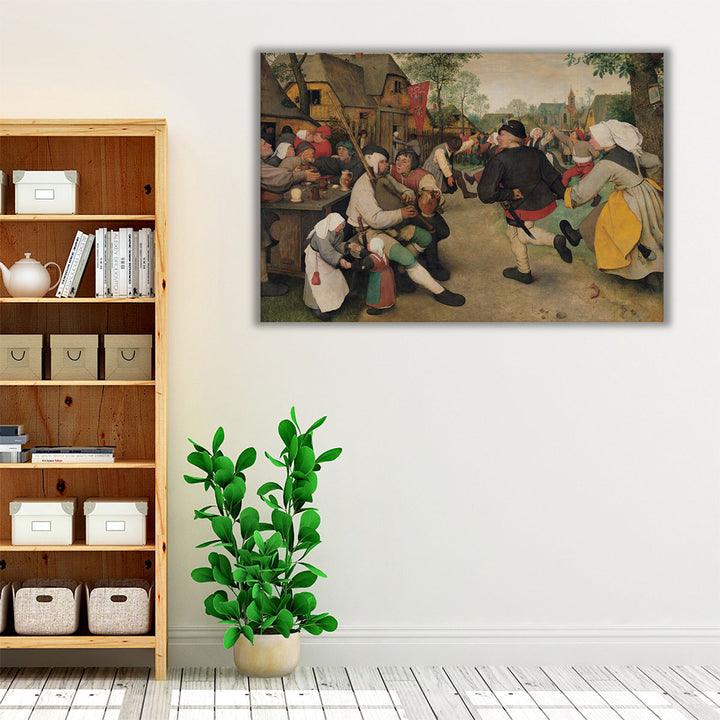 The Peasant Dance, The Peasant and the Wedding Dance Family - Canvas Print Wall Art