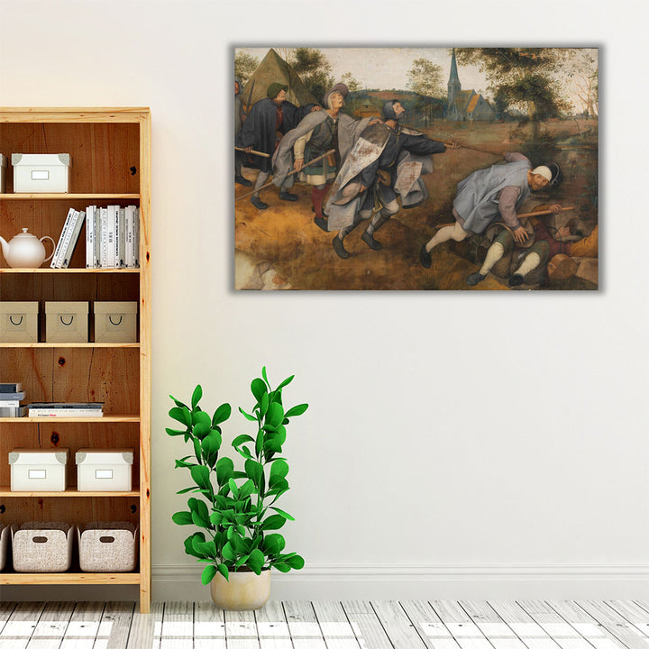 The Blind Leading the Blind - Canvas Print Wall Art