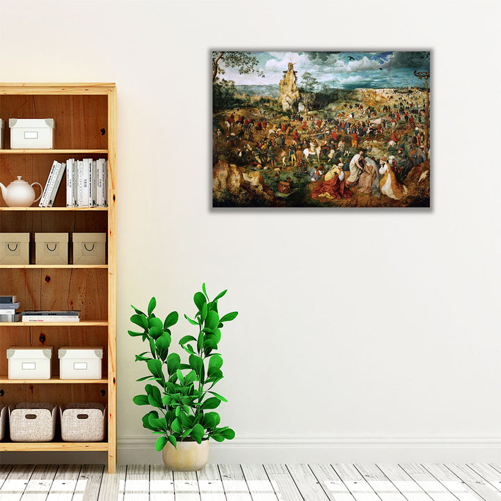 The Procession to Calvary - Canvas Print Wall Art