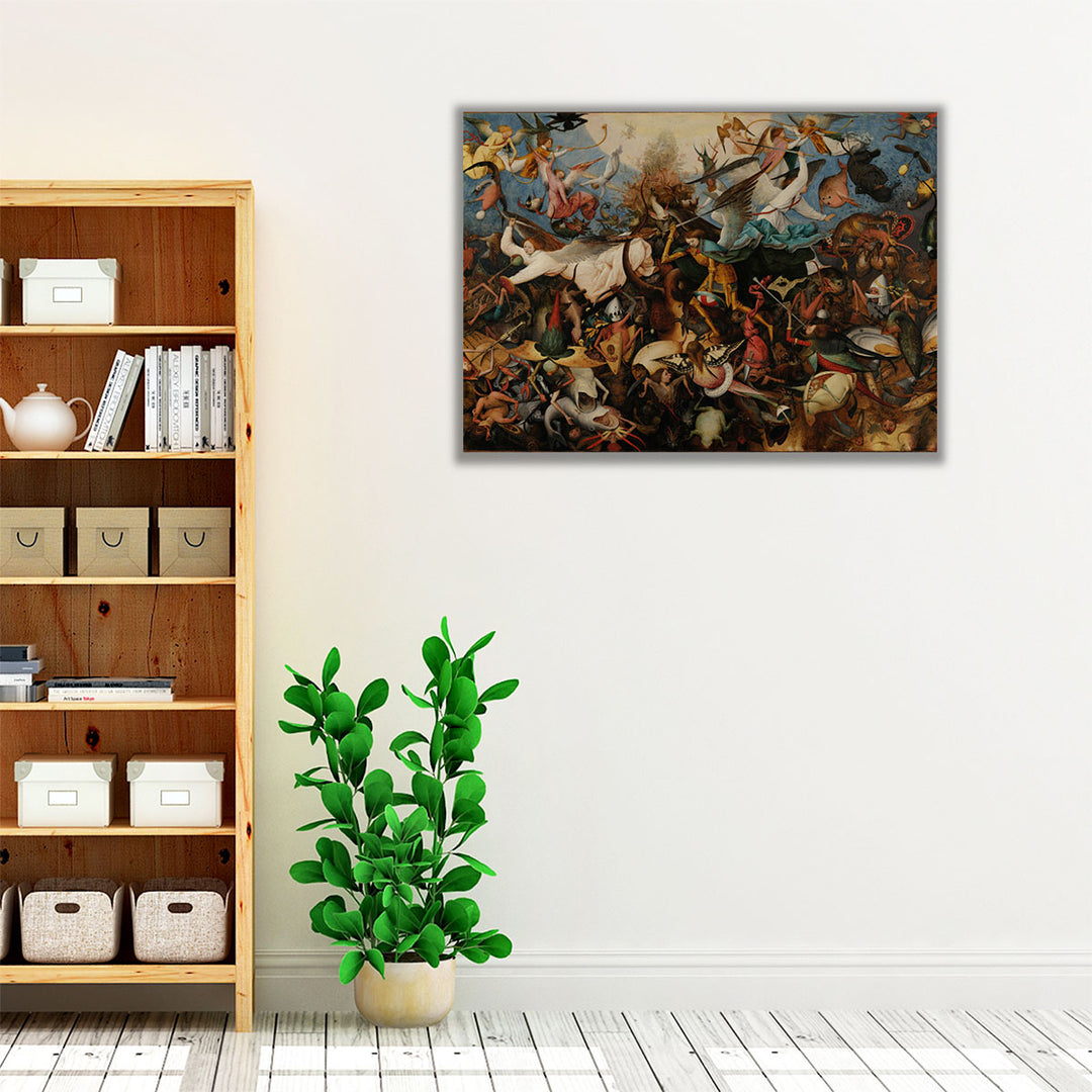 The Fall of the Rebel Angels, 1562 - Canvas Print Wall Art