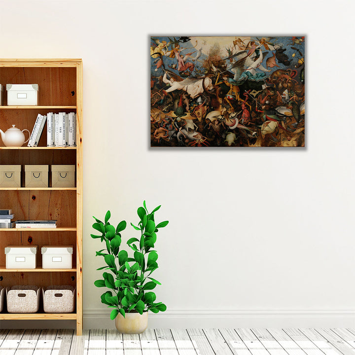 The Fall of the Rebel Angels, 1562 - Canvas Print Wall Art