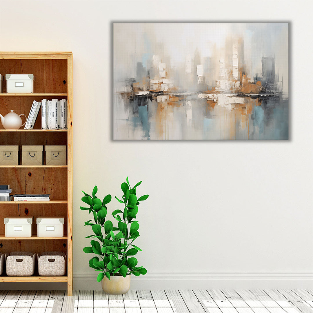 Cityscape Reverie - Canvas Print Wall Art