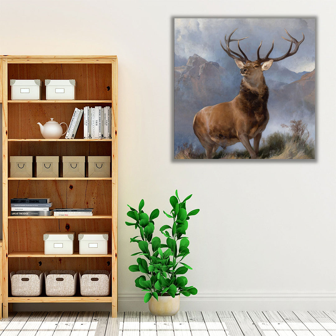The Monarch of the Glen - Canvas Print Wall Art