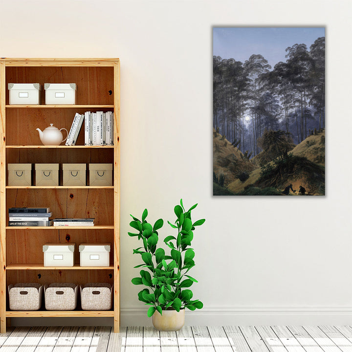 Inside the Forest in the Moonlight, 1823 - Canvas Print Wall Art