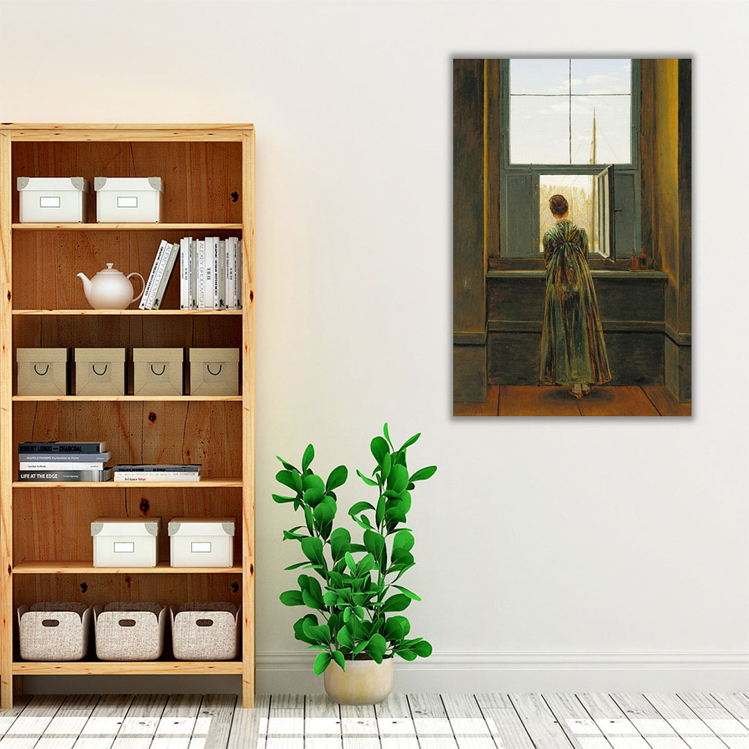 Woman at a Window, 1822 - Canvas Print Wall Art
