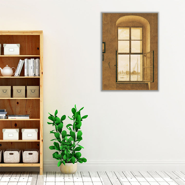 Blick aus dem Atelier des Künstlers - Canvas Print Wall Art