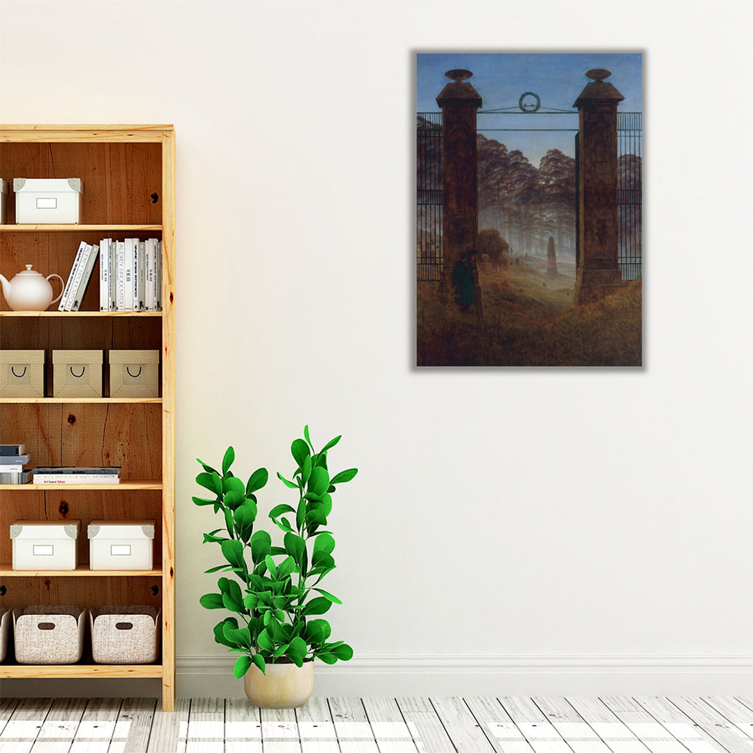 The Cemetery - Canvas Print Wall Art
