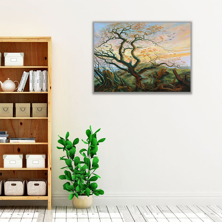Tree of Crows - Canvas Print Wall Art