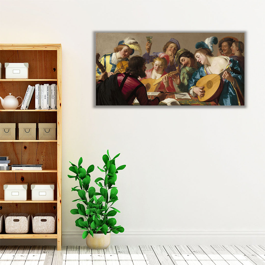 The Concert, 1623 - Canvas Print Wall Art