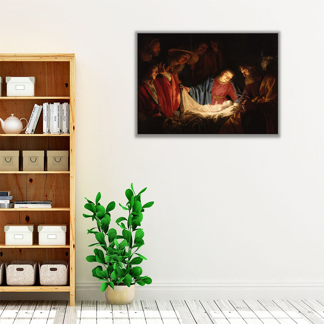 Adoration of the Shepherds, 1622 - Canvas Print Wall Art