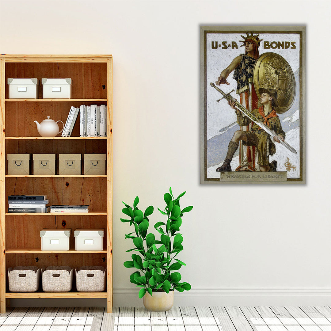 Weapons for Liberty - Canvas Print Wall Art