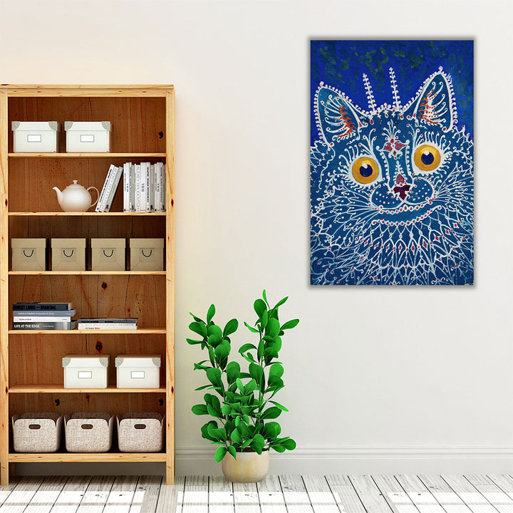 A Cat in Gothic Style - Canvas Print Wall Art
