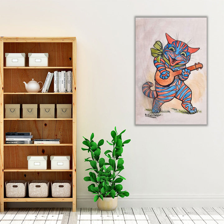 Louis Wain Cat - Canvas Print Wall Art