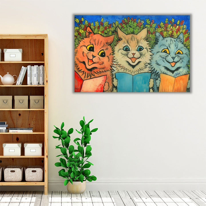 Carol Singing Cats, 1930 - Canvas Print Wall Art