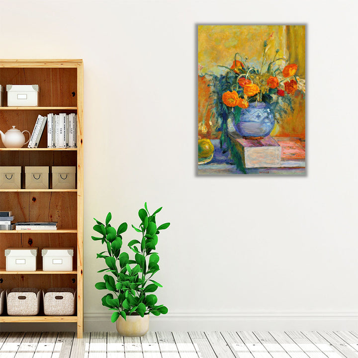 Renoncules au Vase Bleu, 1925 - Canvas Print Wall Art