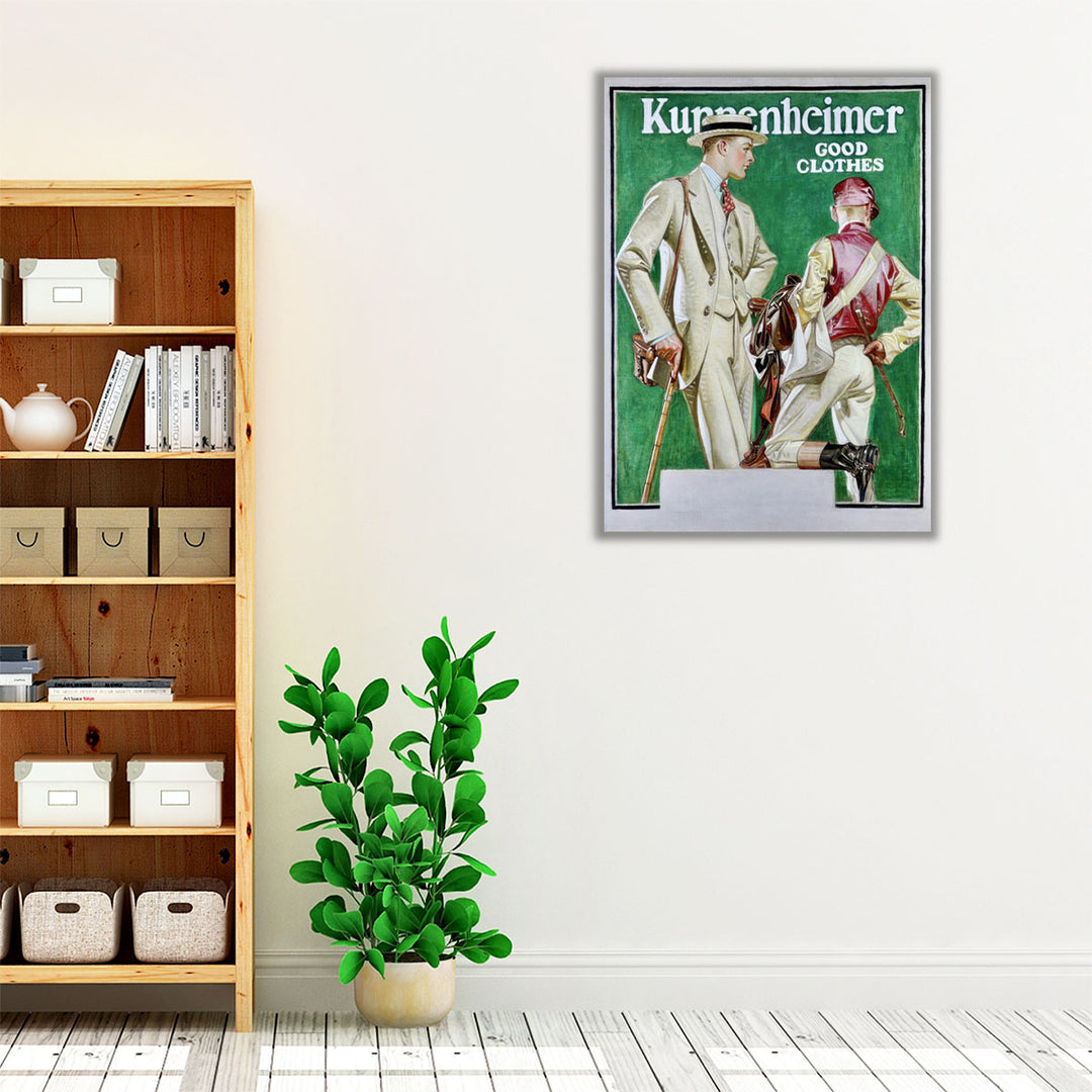 Kuppenheimer Good Clothes, Lot No. 943 - Canvas Print Wall Art