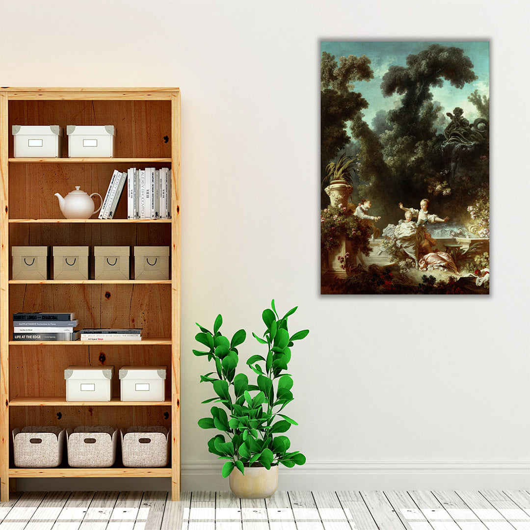 The Progress of Love, The Pursuit - Canvas Print Wall Art