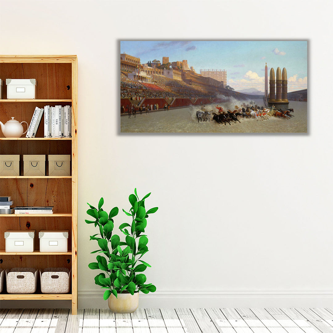 Chariot Race - Canvas Print Wall Art