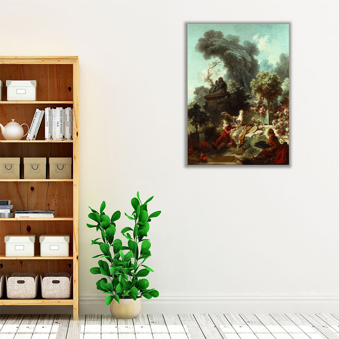 The Progress of Love, The Lover Crowned - Canvas Print Wall Art
