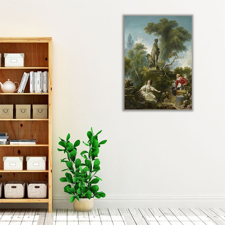 The Progress of Love, The Meeting - Canvas Print Wall Art