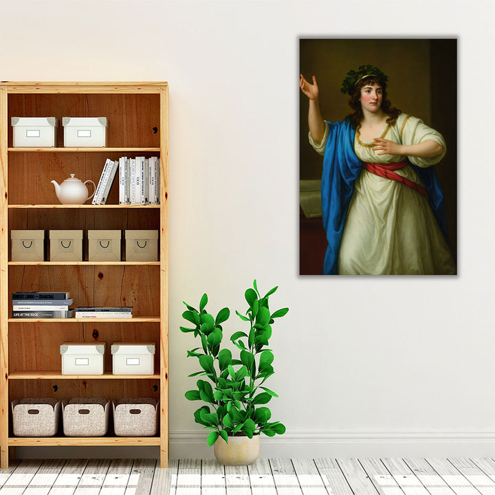 Portrait of the Impromptu Virtuoso Teresa Bandettini - Canvas Print Wall Art