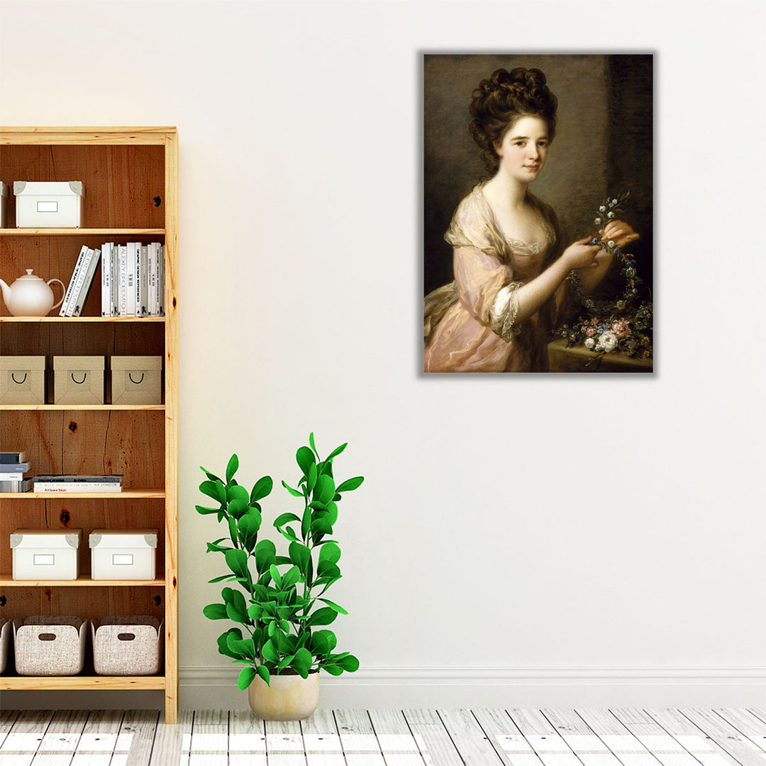 Portrait of Eleanor, Countess of Lauderdale - Canvas Print Wall Art