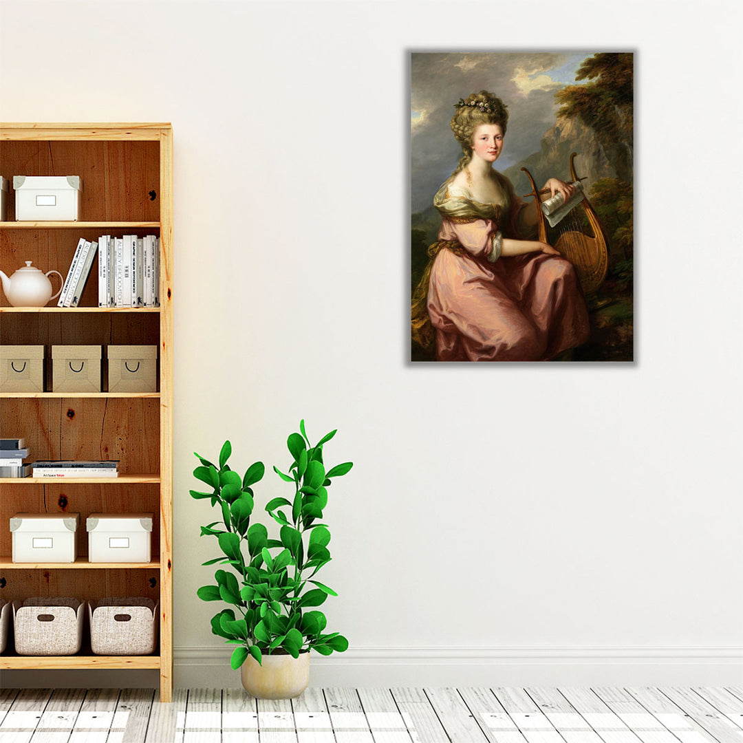 Portrait of Sarah Harrop as a Muse - Canvas Print Wall Art
