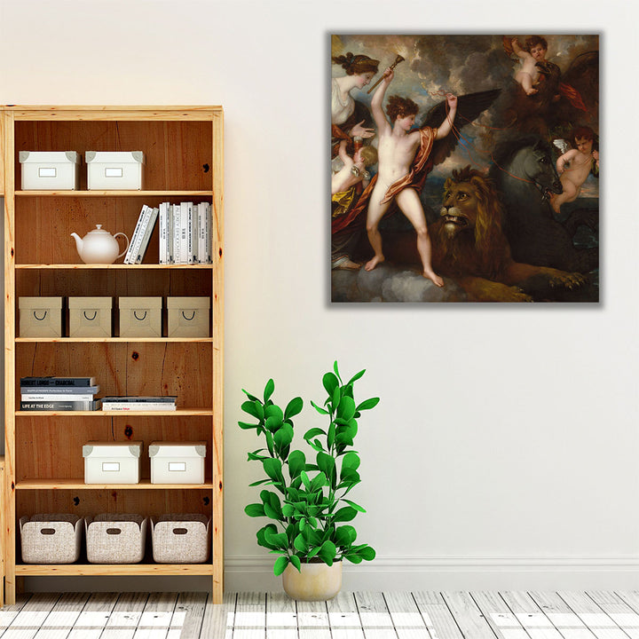 The Power of Love in the Three Elements - Canvas Print Wall Art