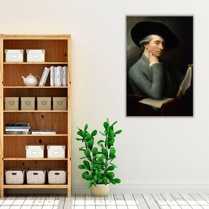 Benjamin West Portrait - Canvas Print Wall Art