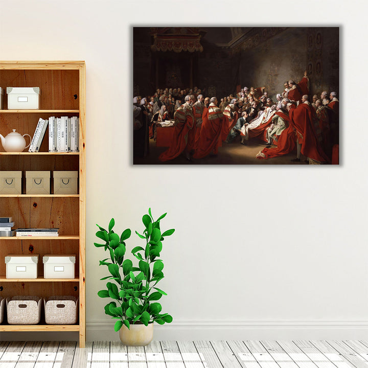 The Death of Chatham - Canvas Print Wall Art