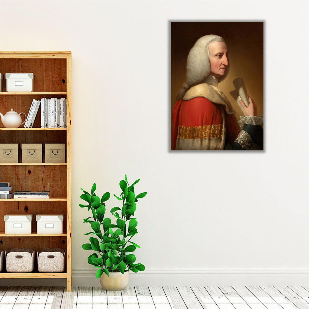 Portrait Of George, First Lord Lyttelton - Canvas Print Wall Art