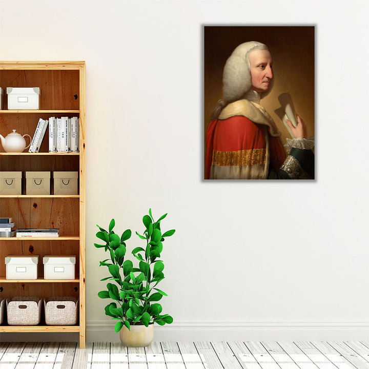 Portrait Of George, First Lord Lyttelton - Canvas Print Wall Art
