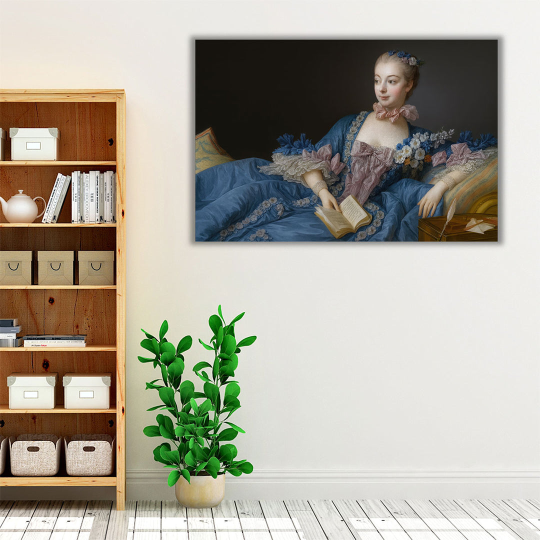 Madame de Pompadour, Jeanne-Antoinette Poisson - Canvas Print Wall Art