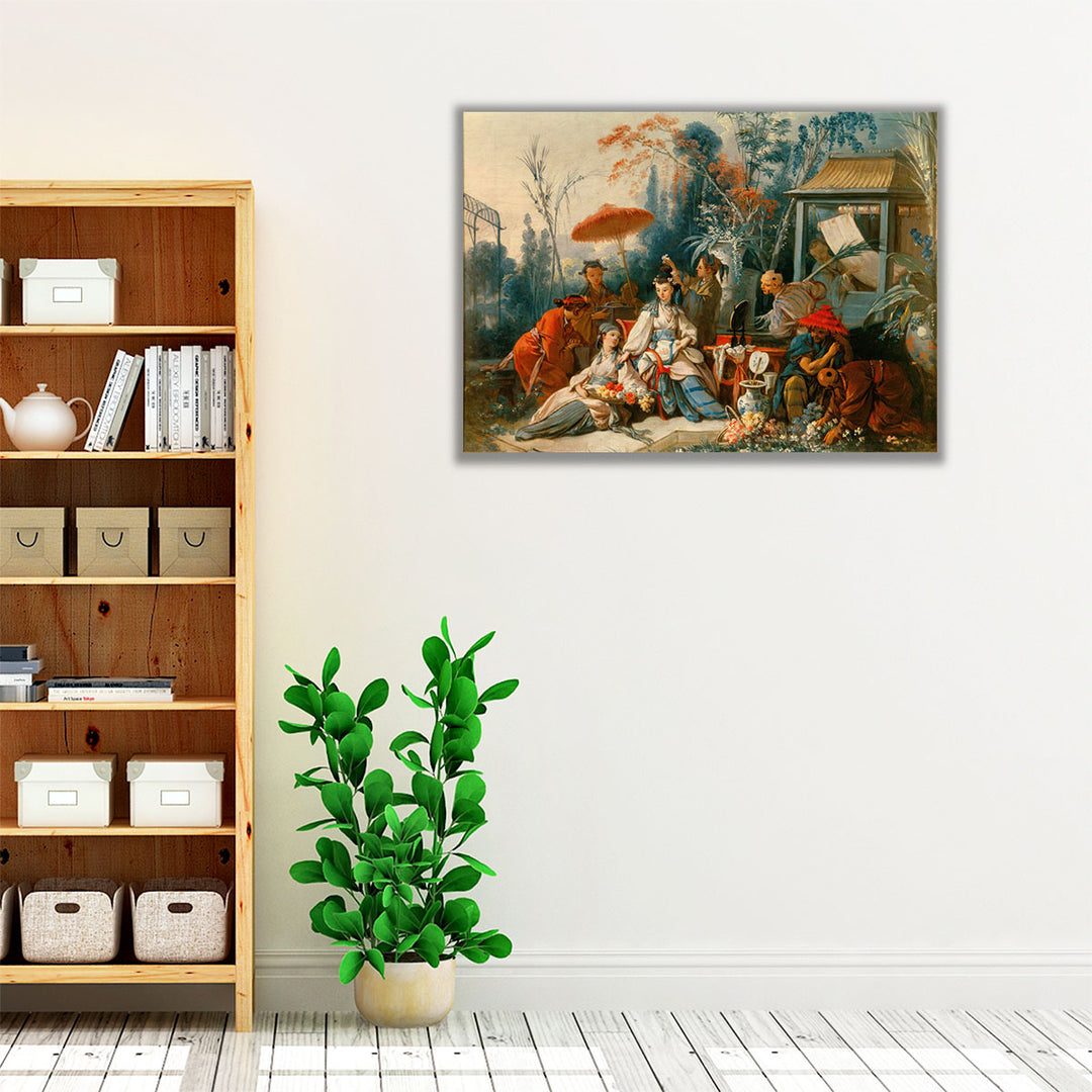 The Chinese Garden, 1742 - Canvas Print Wall Art