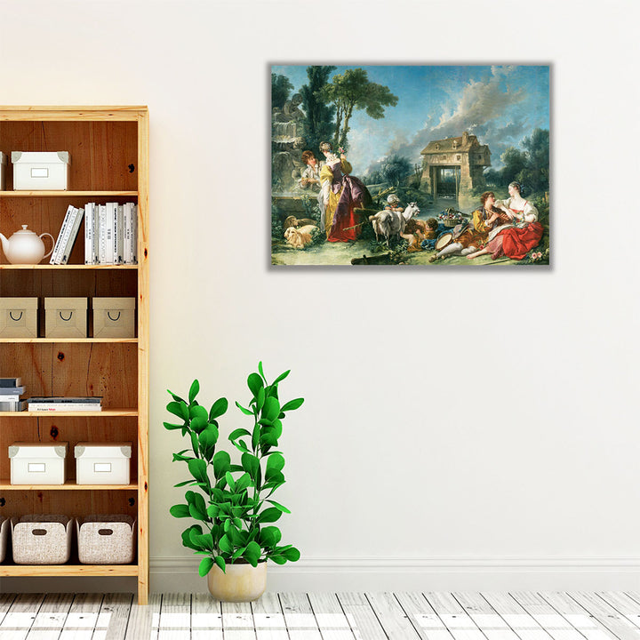 The Fountain of Love, 1748 - Canvas Print Wall Art
