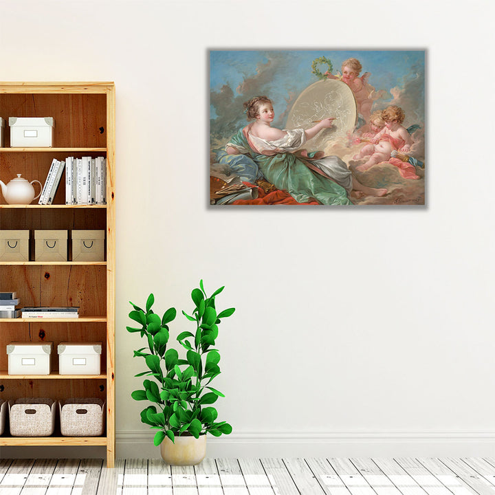 Allegory of Painting, 1765 - Canvas Print Wall Art