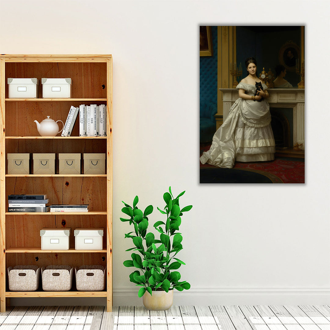 Portrait of Marie-Anne d Escoubleau de Sourdis, Madame Charles-Joachim Lefèvre - Canvas Print Wall Art