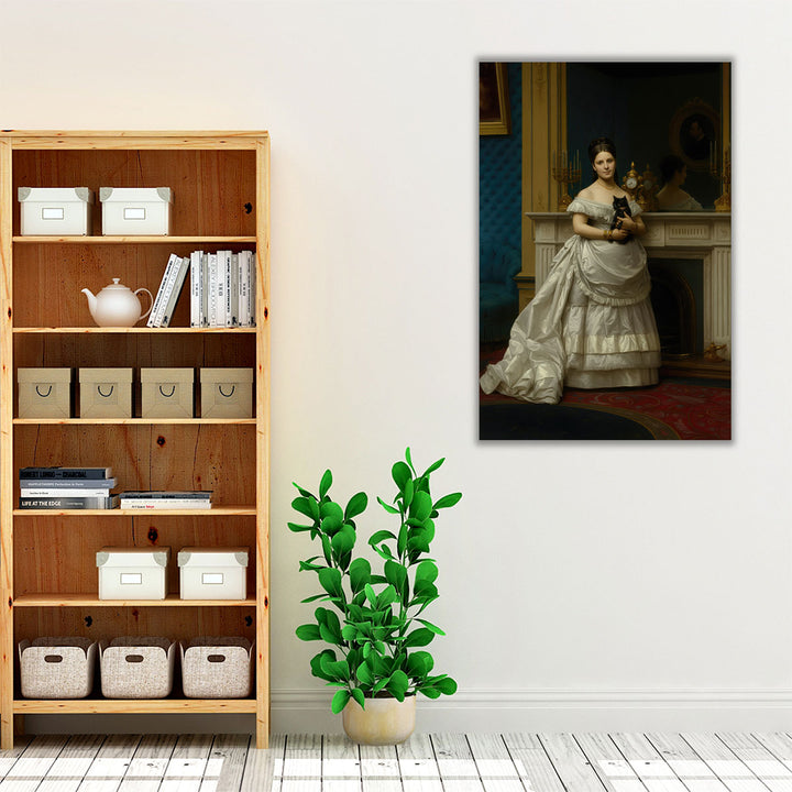 Portrait of Marie-Anne d Escoubleau de Sourdis, Madame Charles-Joachim Lefèvre - Canvas Print Wall Art