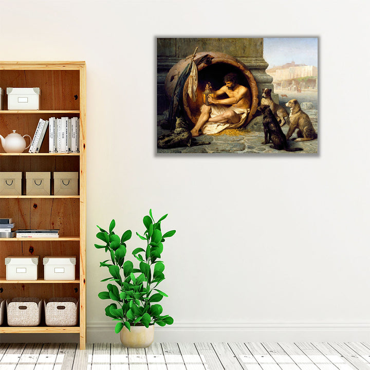 Diogenes, 1860 - Canvas Print Wall Art