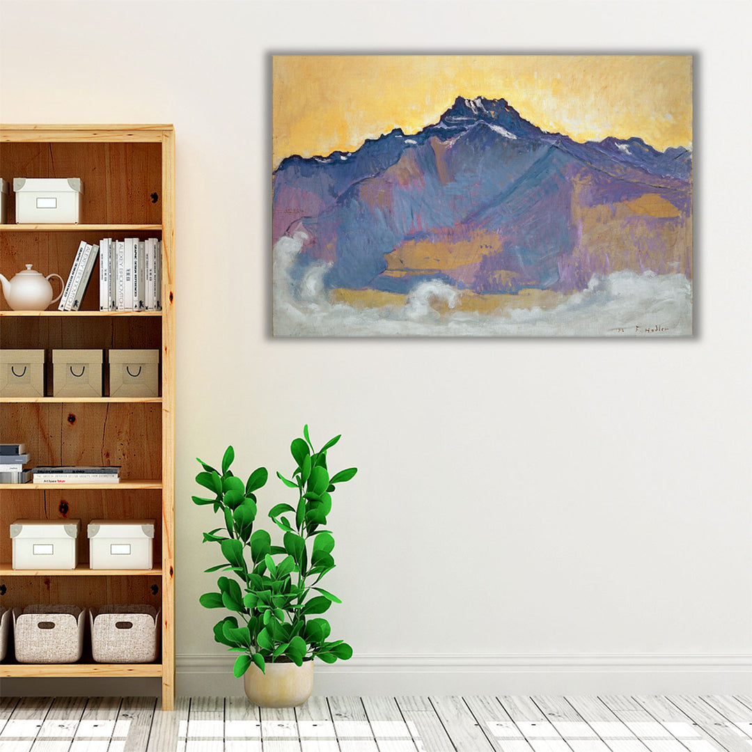 The Dents Du Midi Seen from Chesières, 1912 - Canvas Print Wall Art